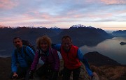 89 Colori del tramonto inoltrato verso iil Lago di Como 